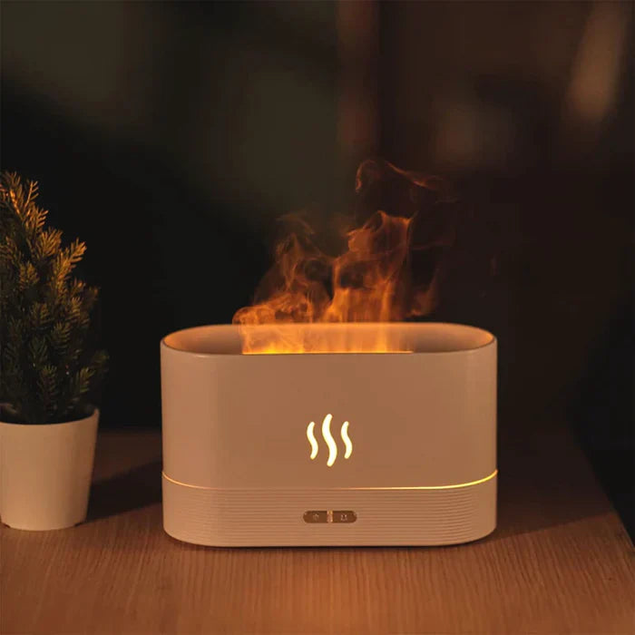 RGB Flame Humidifier and Aroma Diffuser (FREE HOME DELIVERY)